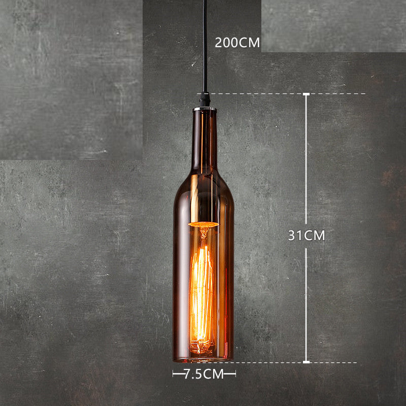 Modern Wine Bottle Pendant Lights Gomaki