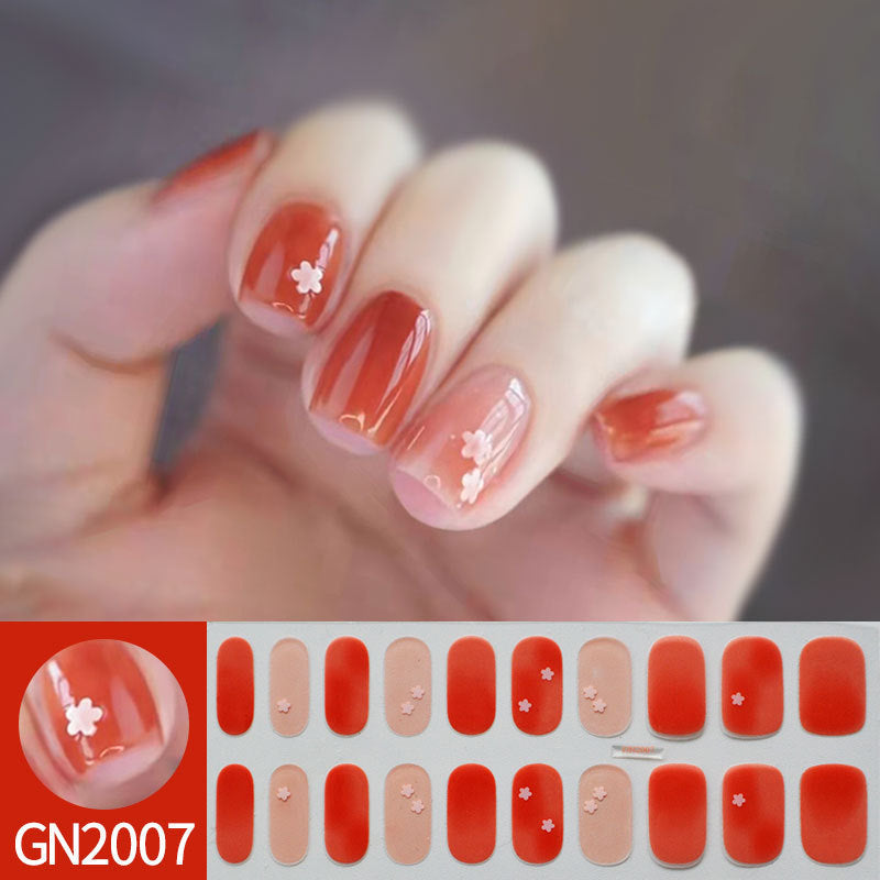 Gradient Nude Pink Nail Polish Strips Gomaki