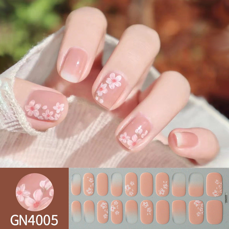 Gradient Nude Pink Nail Polish Strips Gomaki