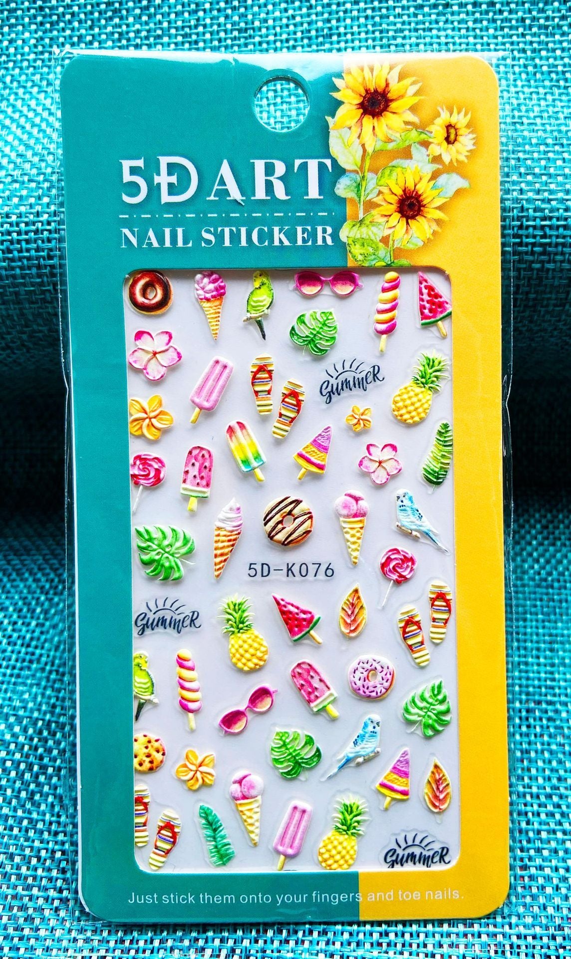 Art French Tip Nail Stickers Gomaki