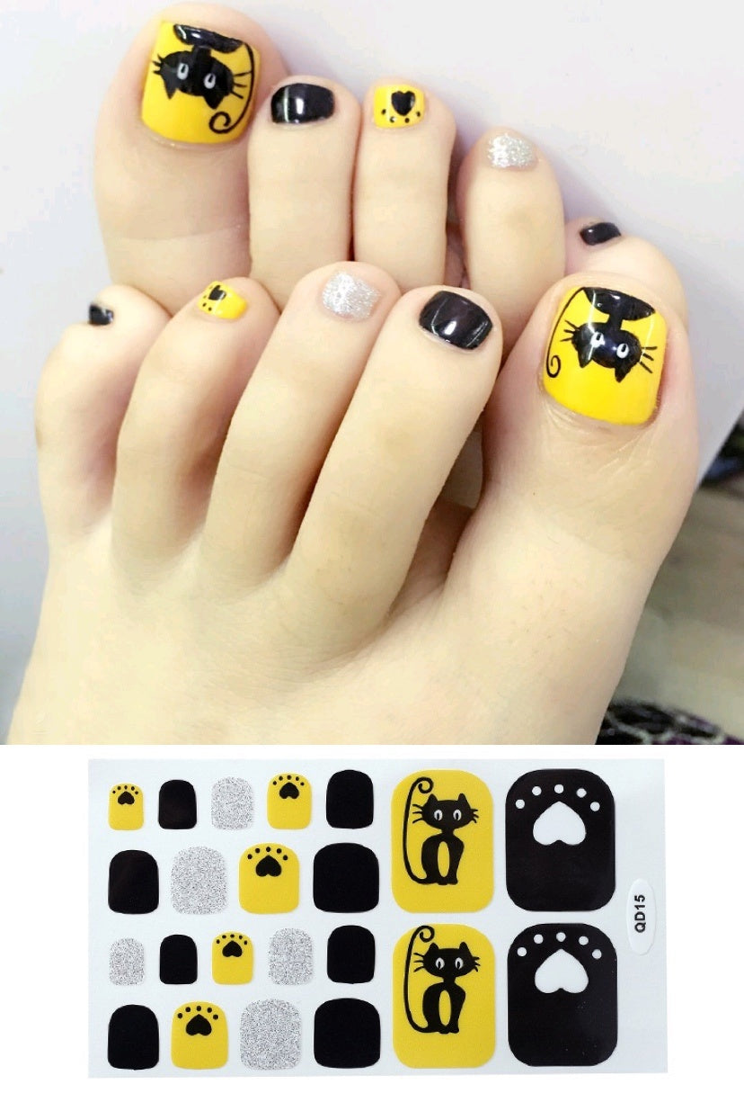 Artistic Nail Foot Sticker Waterproof  Gomaki