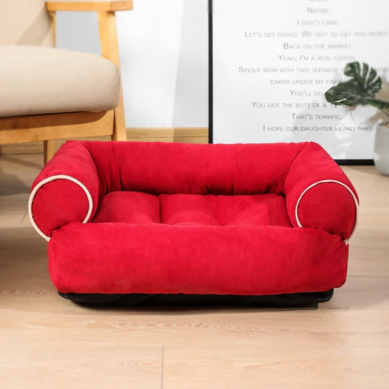 Luxury Plush Pet Sofa Bed Gomaki Shop