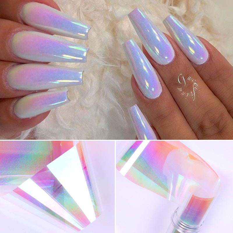 Holographic Nail Art Transfer Foil Gomaki