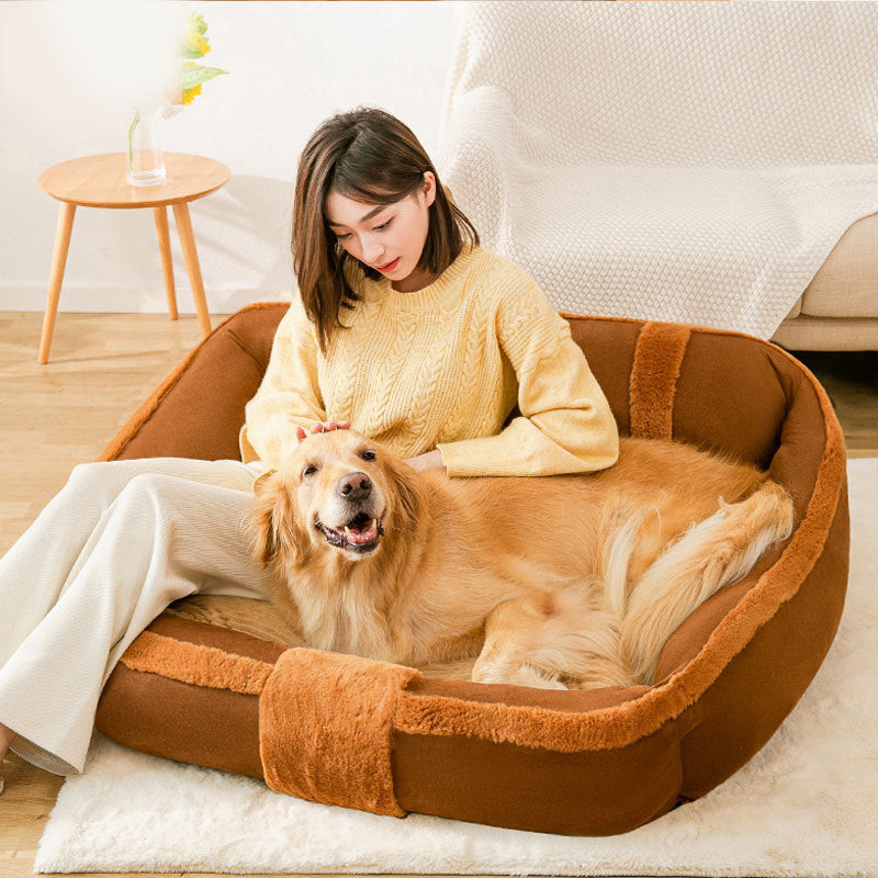 Deluxe Warm Plush Pet Bed Gomaki SHOP
