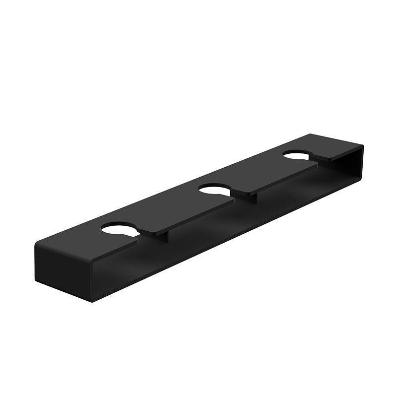 Modern Black Under Cabinet Wine Glass Rack Gomaki