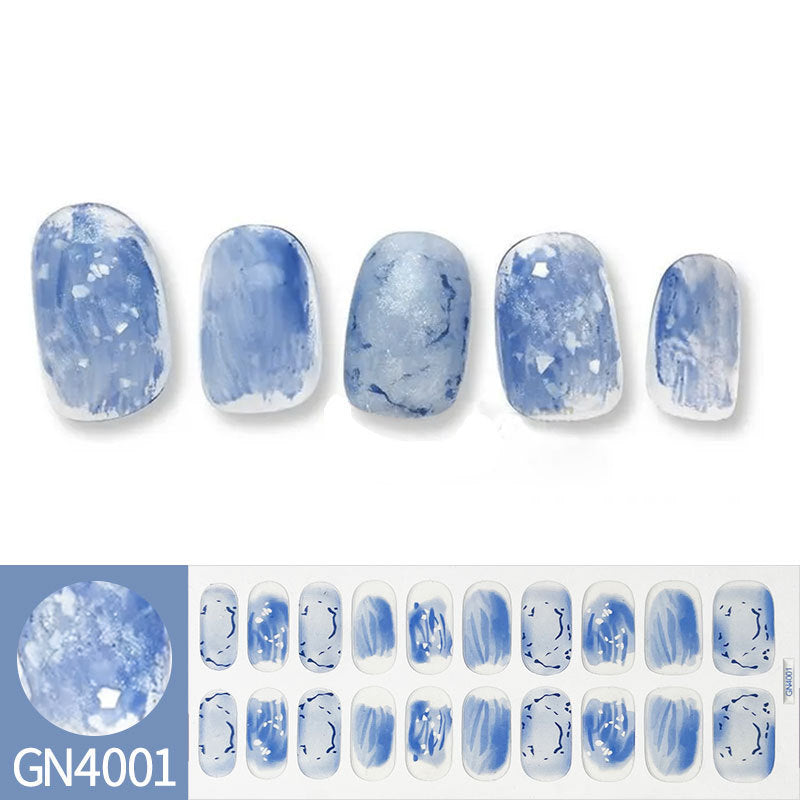 Gradient Nude Pink Nail Polish Strips Gomaki