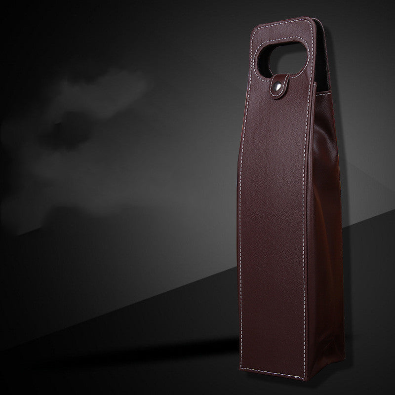 Luxury Leather Wine Bottle Gift Box Gomaki