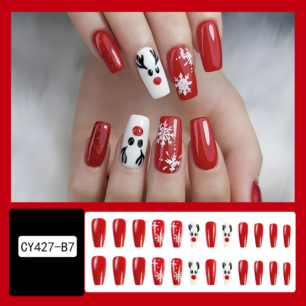 Christmas Press On Nails Set Gomaki