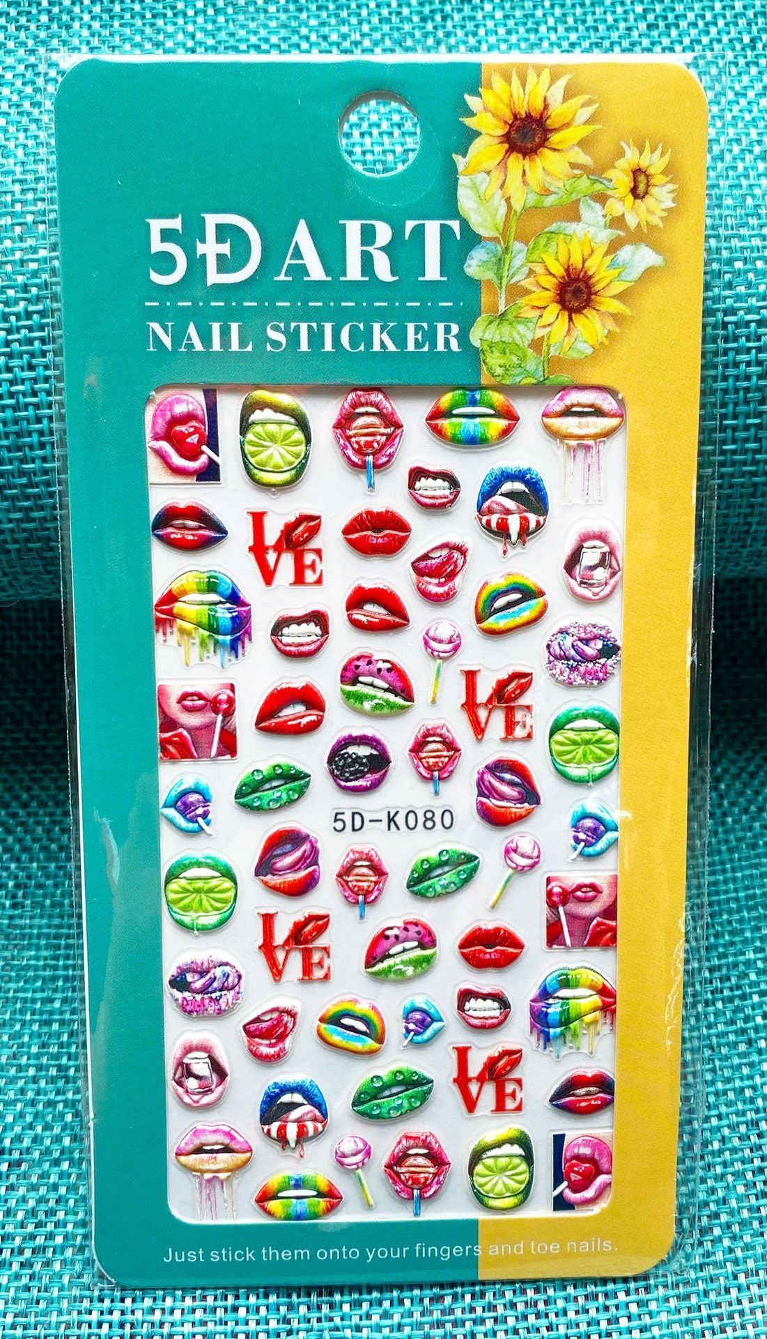 Art French Tip Nail Stickers Gomaki