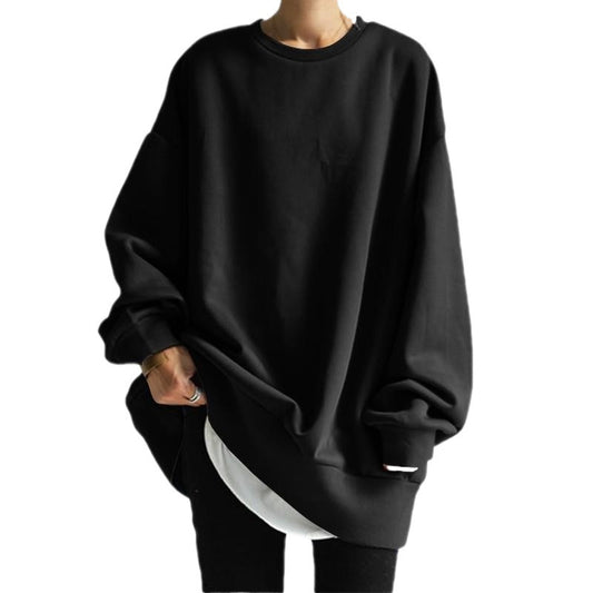 Women Oversized Crewneck Sweatshirt Gomaki