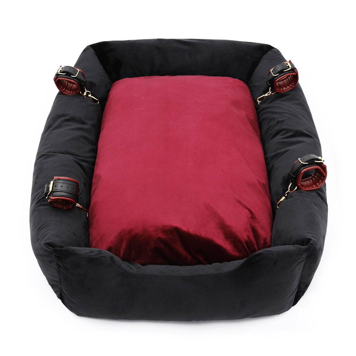 Luxury Leather Pet Car Seat Bed Gomaki Shop