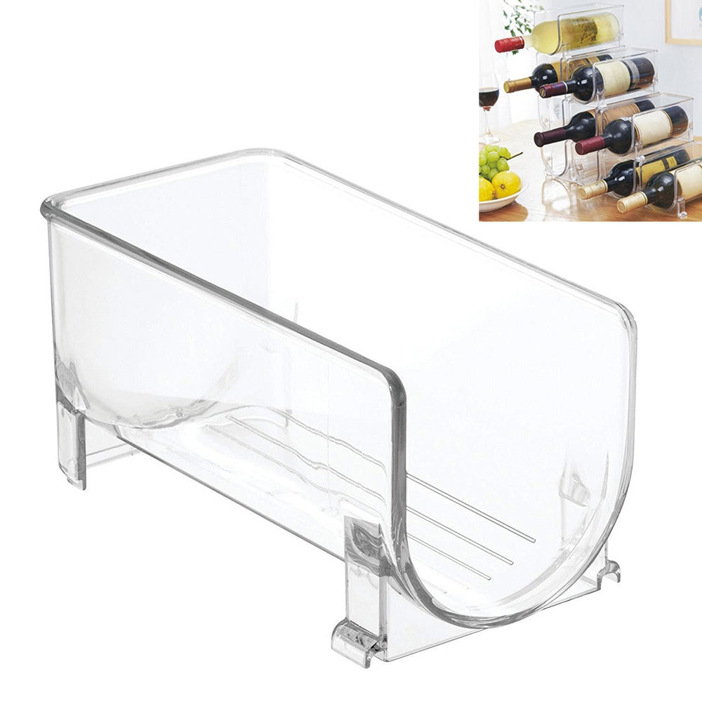 Stackable Clear Acrylic Wine Bottle Rack Gomaki