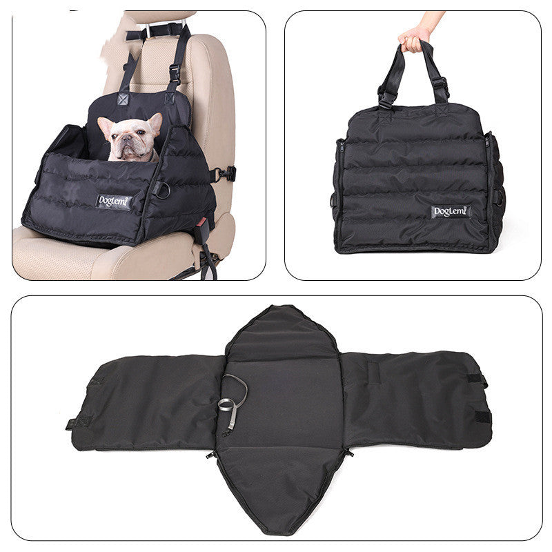 Portable Cloth Pet Carrier with Safety Harness Gomaki