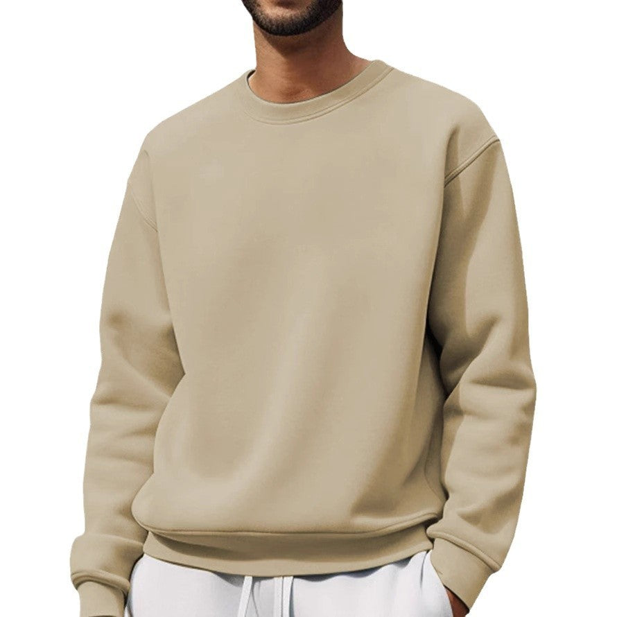 Men Minimalist Fleece Sweatshirt Gomaki