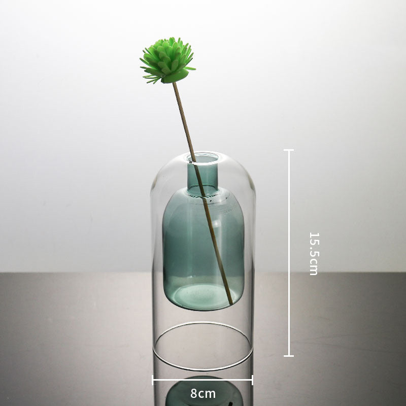 Modern Transparent Glass Vases Gomaki