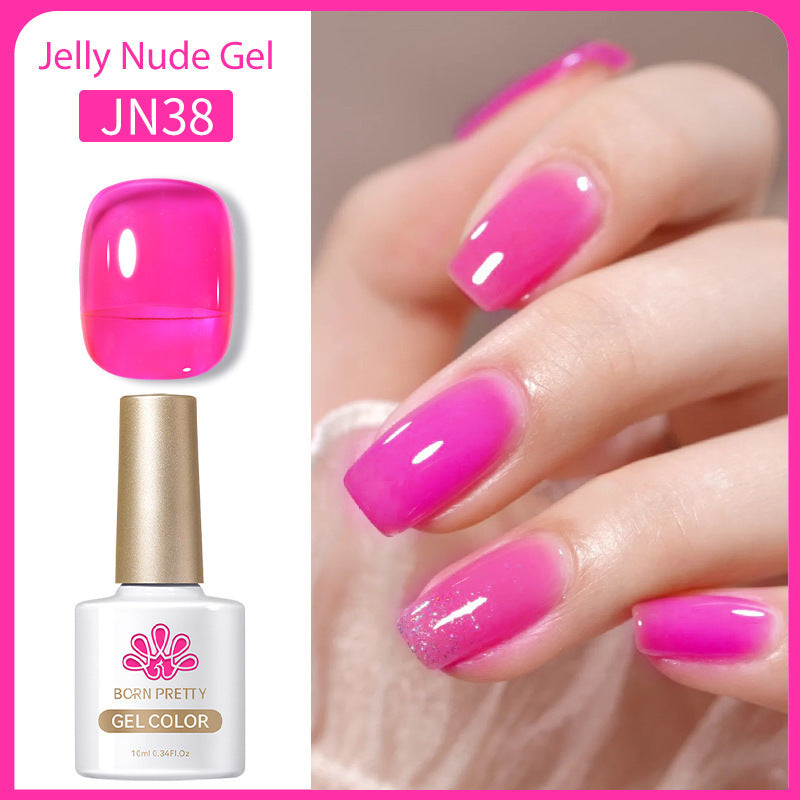 Born Pretty Jelly Nude Gel Nail Polish Gomaki