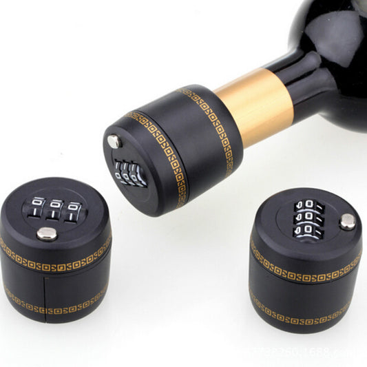 Combination Lock Wine Bottle Stopper Gomaki