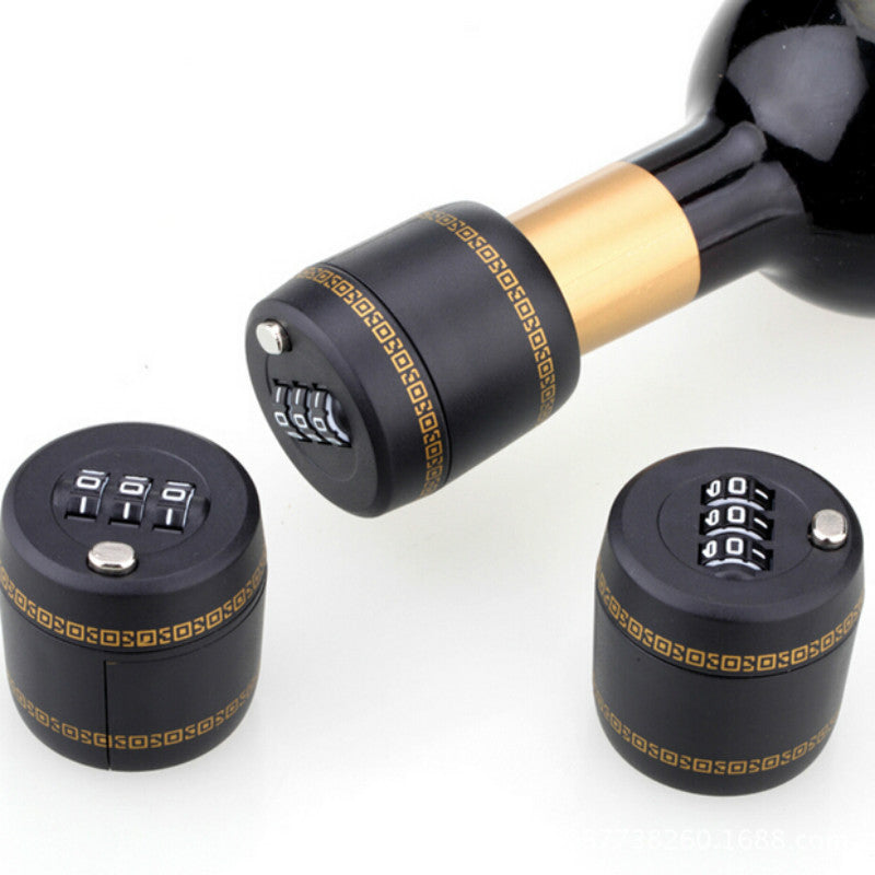 Combination Lock Wine Bottle Stopper Gomaki