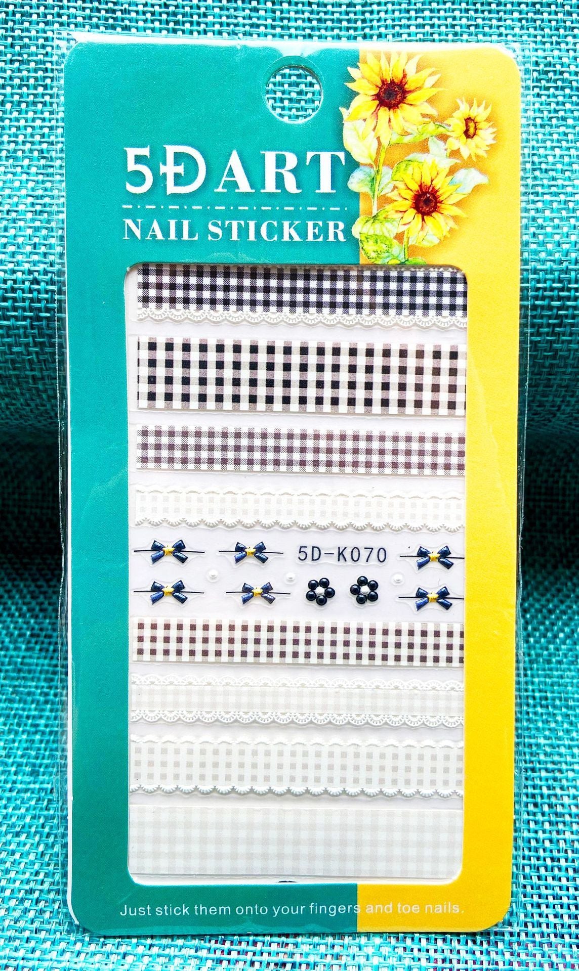 Art French Tip Nail Stickers Gomaki