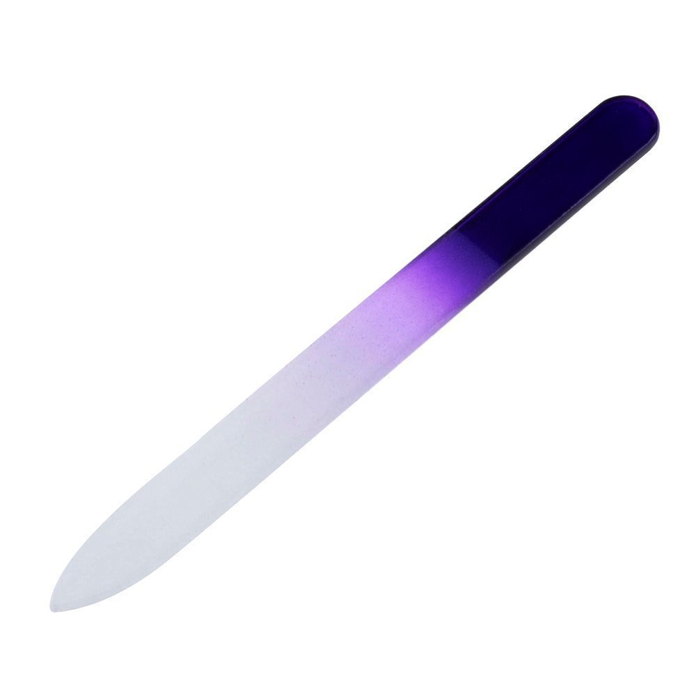 Premium Portable Glass Nail File With Protective Case Gomaki