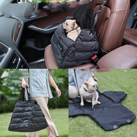 Portable Cloth Pet Carrier with Safety Harness Gomaki