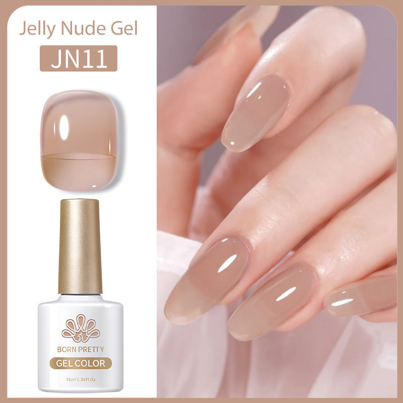 Born Pretty Jelly Nude Gel Nail Polish Gomaki
