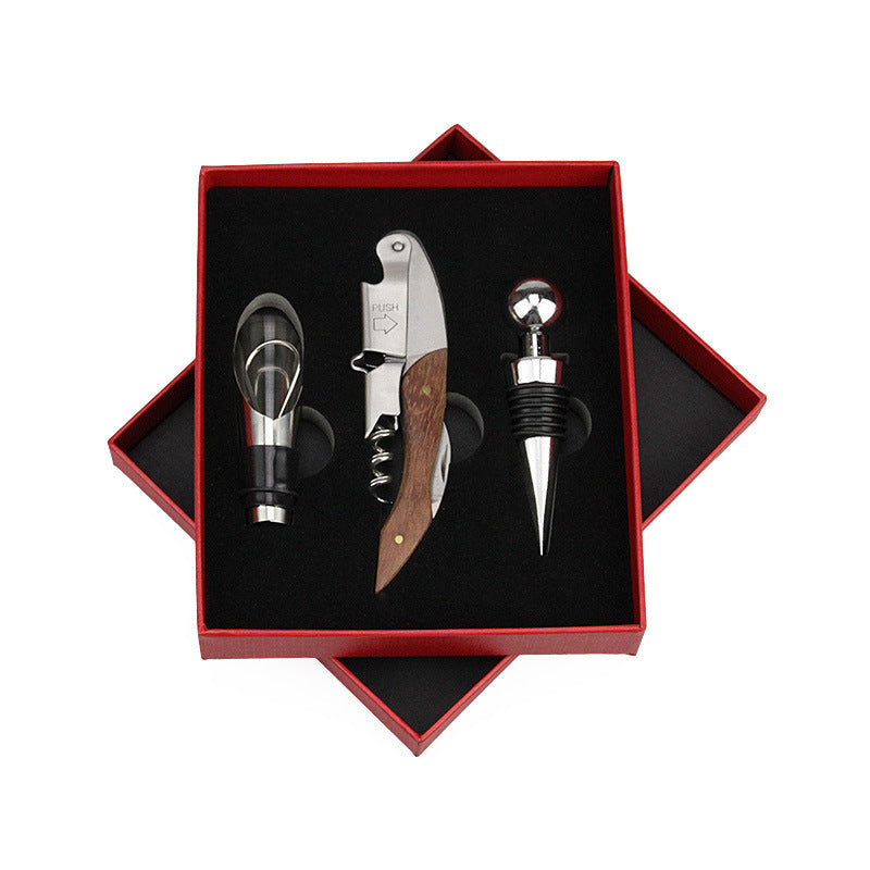 Premium 3 Piece Wine Gift Set Gomaki