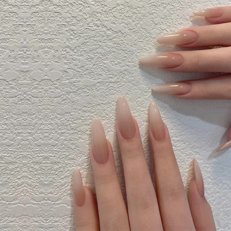 Elegant French Floral Press On Nails Gomaki
