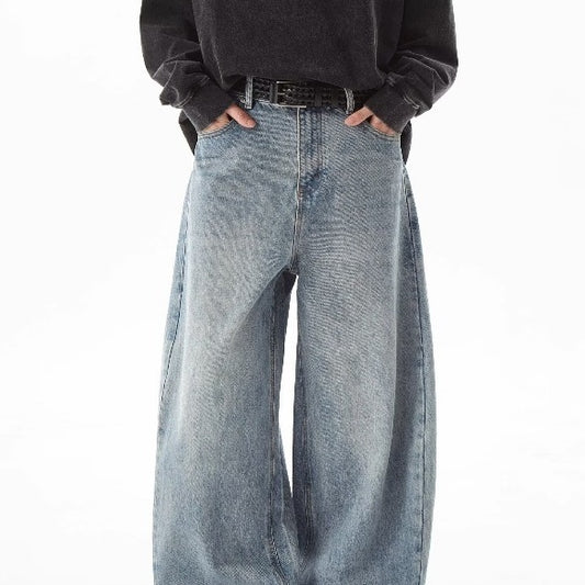 Women Oversized Wide Leg Jeans Gomaki