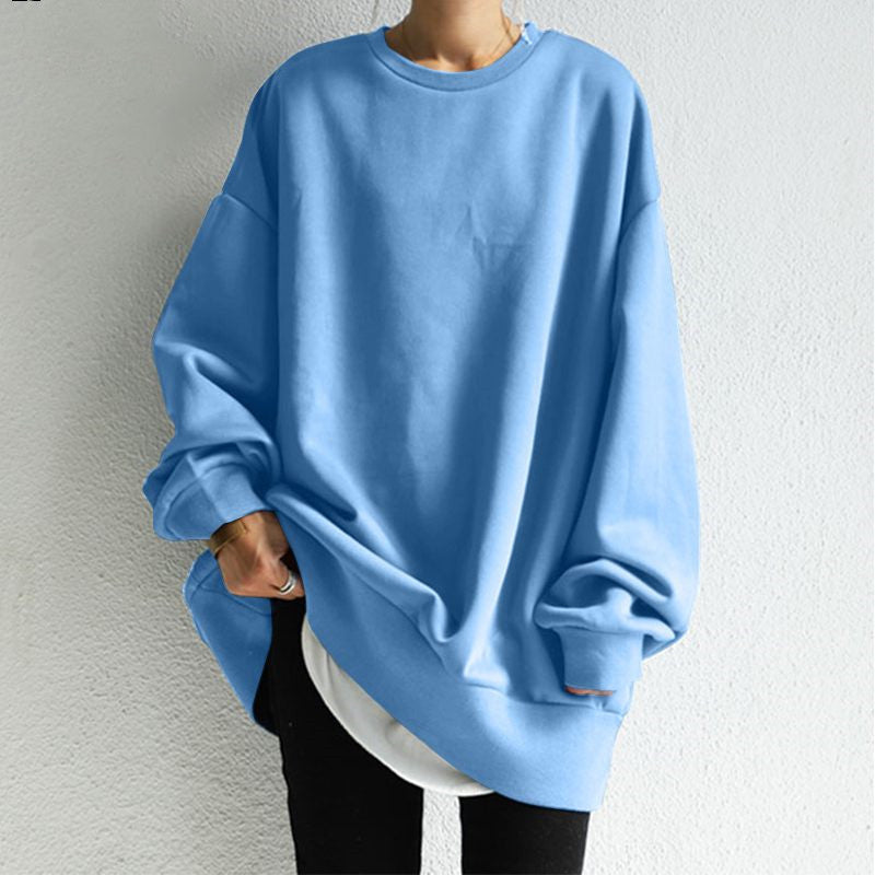 Women Oversized Crewneck Sweatshirt Gomaki