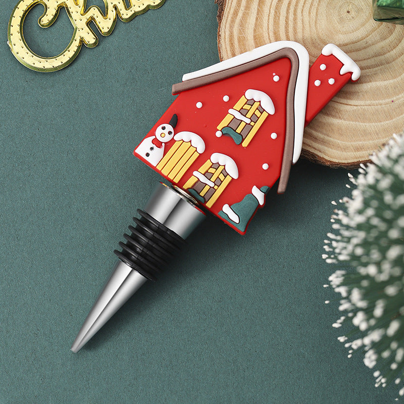 Christmas Wine Bottle Stopper Set Gomaki