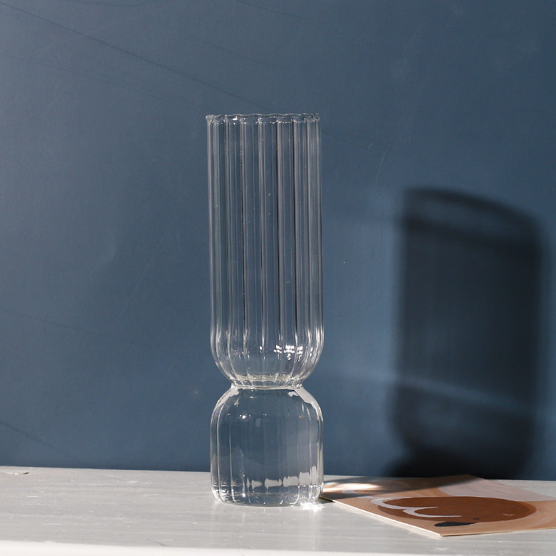 Modern Glass Vase Bubble Vase Art Colored Transparent Gomaki