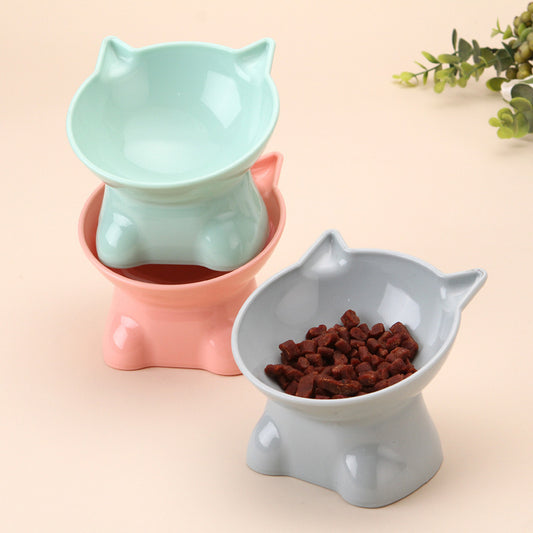 Pet Bowl Protective Cervical Anti Tumble Gomaki
