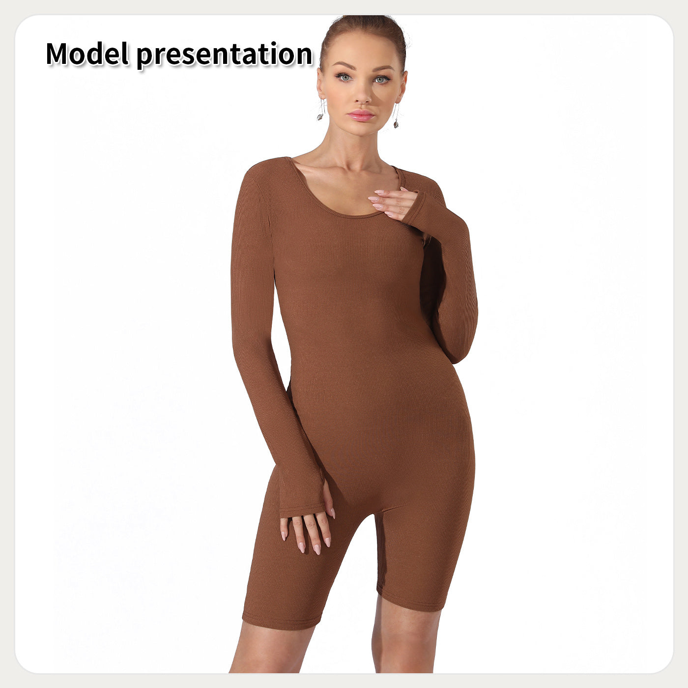 Women Black Slim Fit Bodysuit Jumpsuit Gomaki