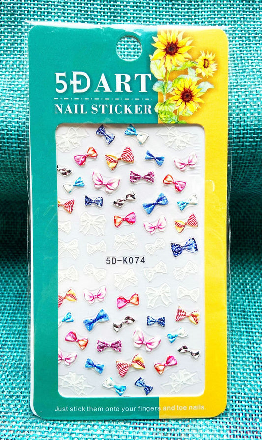 Art French Tip Nail Stickers Gomaki