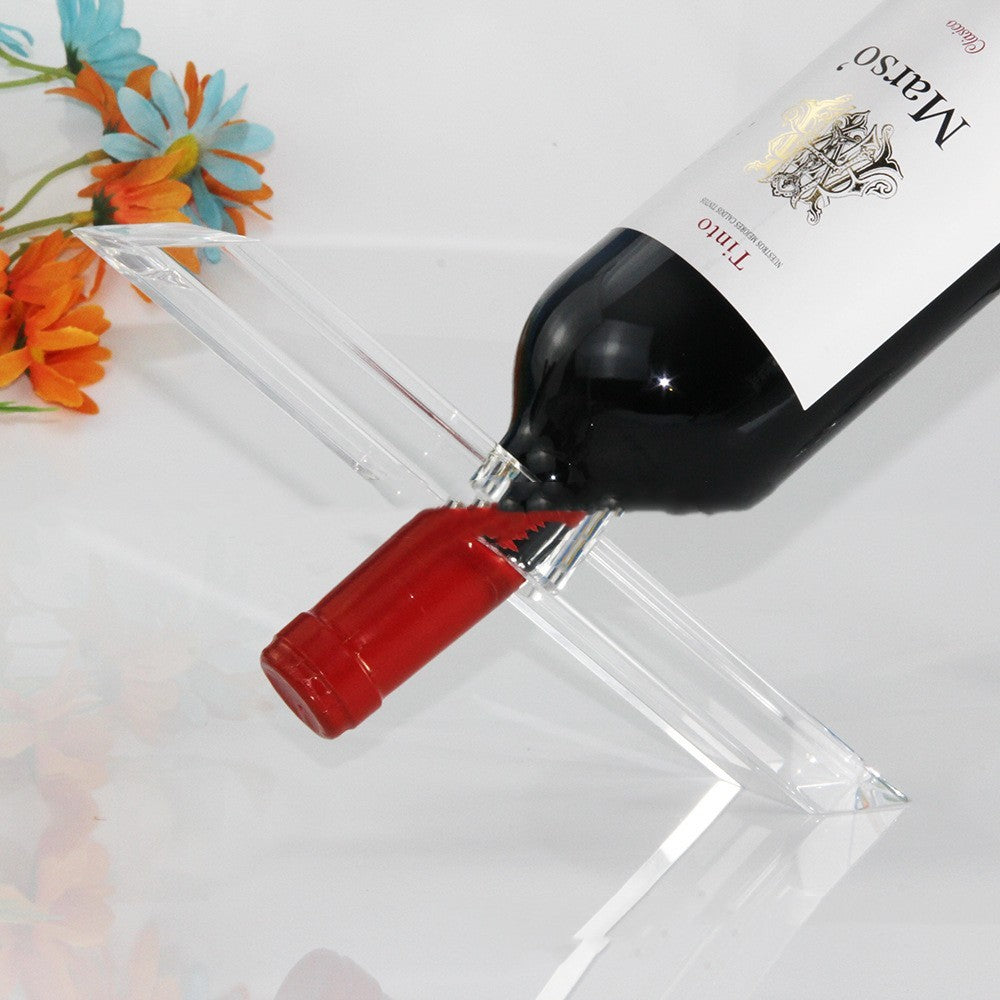 Modern Transparent Balance Rack for Home and Bar Display Gomaki