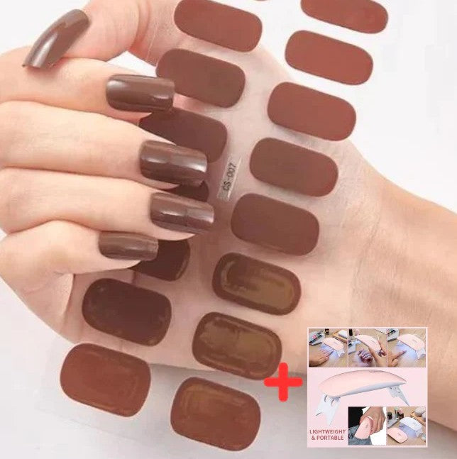 Wearing Nail Pads Baking Lamps Mini Handheld Folding Nails Gomaki