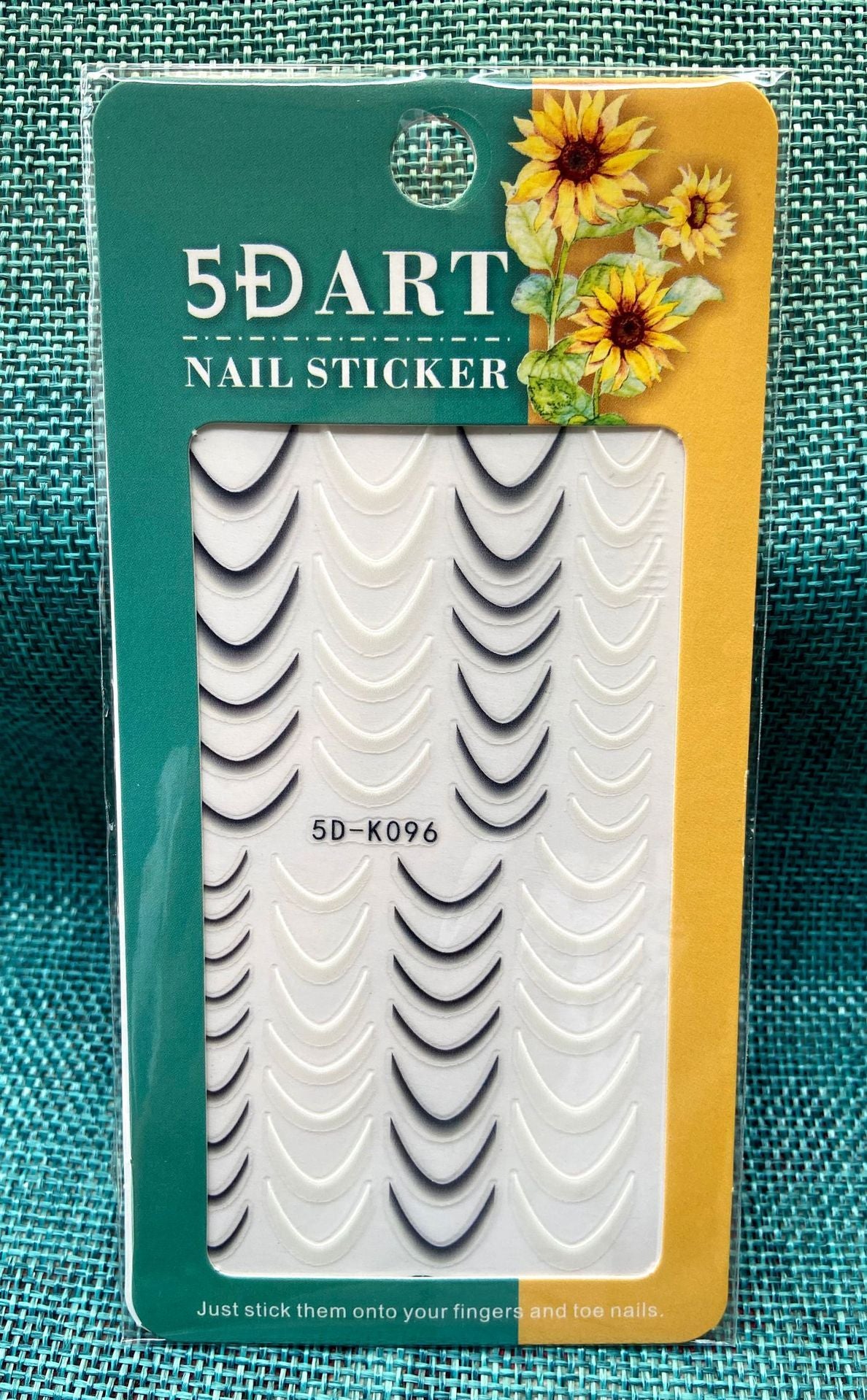 Art French Tip Nail Stickers Gomaki