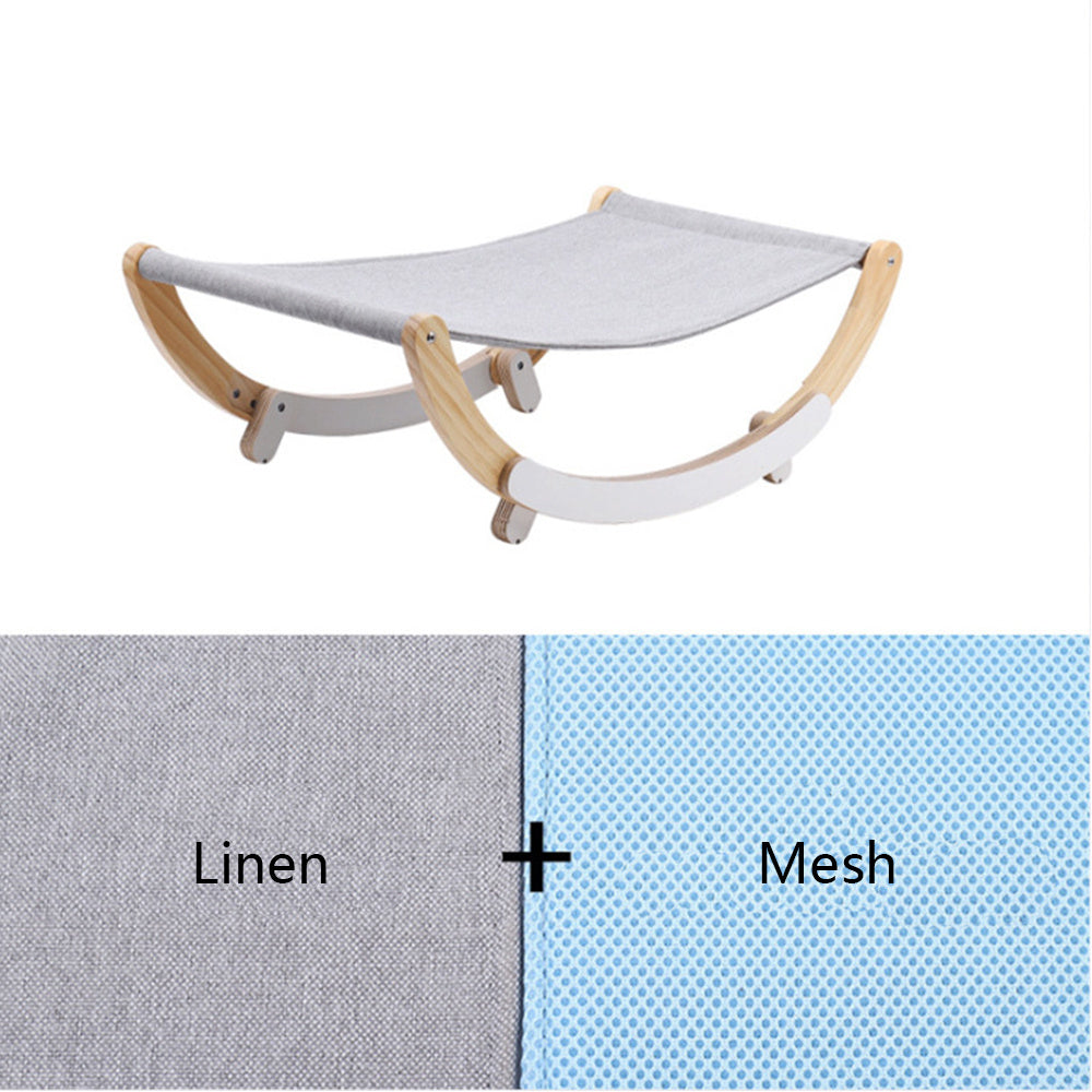 Solid Wood Pet Bed Gomaki