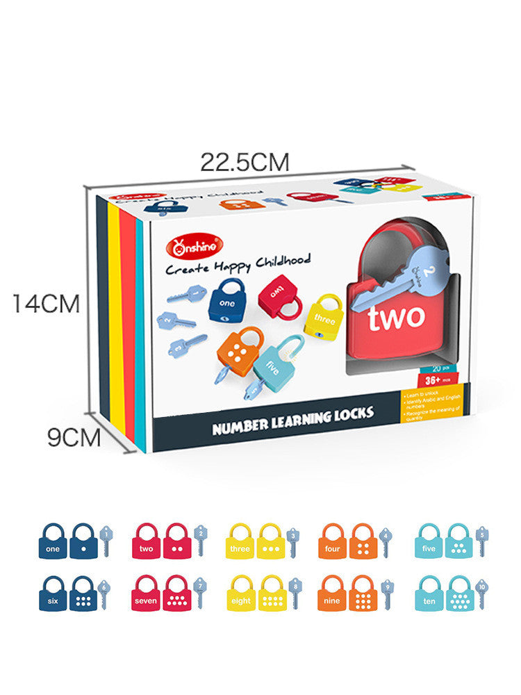 Gomaki Kids Montessori Alphabet Lock Toy