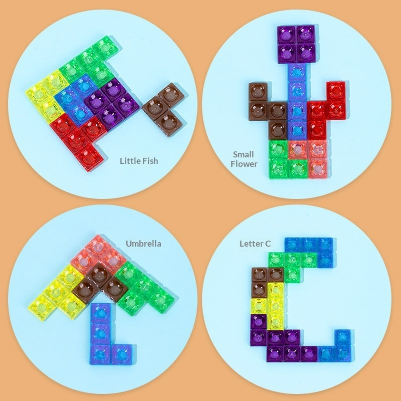 Gomaki Kids Montessori Tetris Blocks Toy