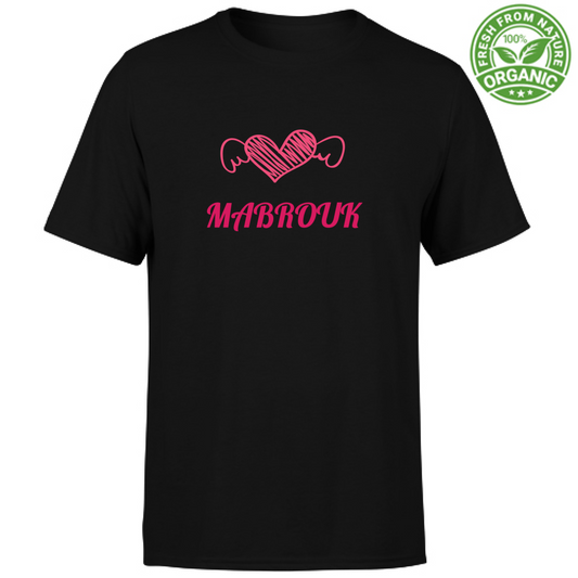Organic Unisex T Shirt Gomaki Black Mabrouk