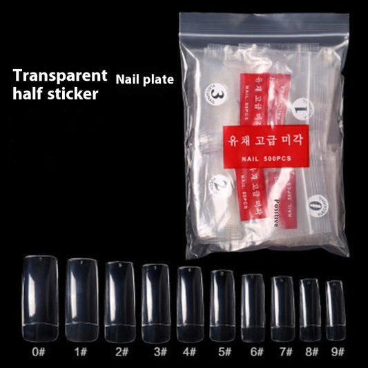 Transparent French Nail Tips Gomaki