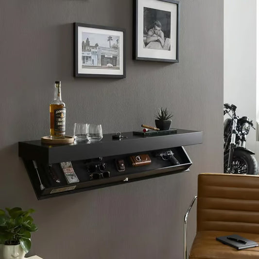 Modern Hidden Storage Floating Shelf Gomaki