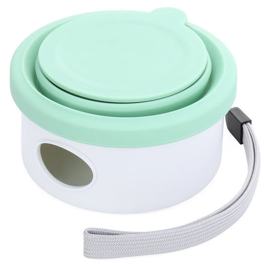 Collapsible Silicone Pet Bowl with Lid Gomaki