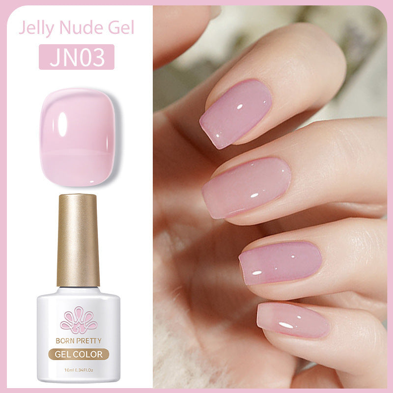 Born Pretty Jelly Nude Gel Nail Polish Gomaki