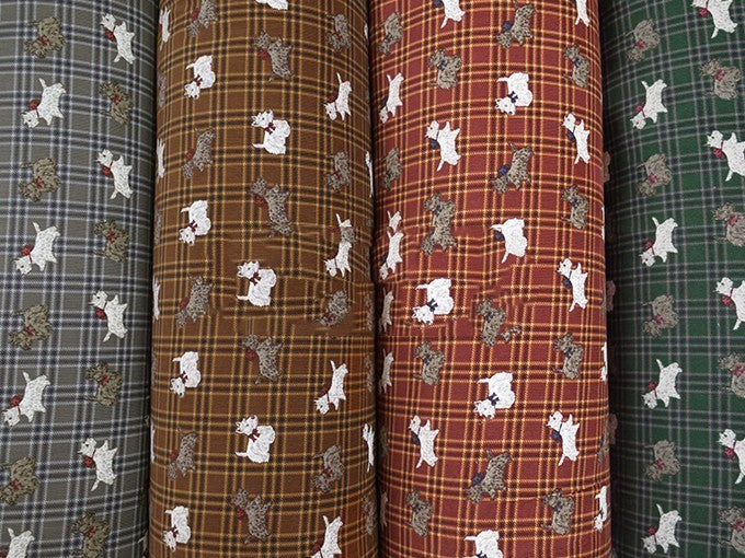 Dog Plaid Printed Clothing Tablecloth Gomaki Shop