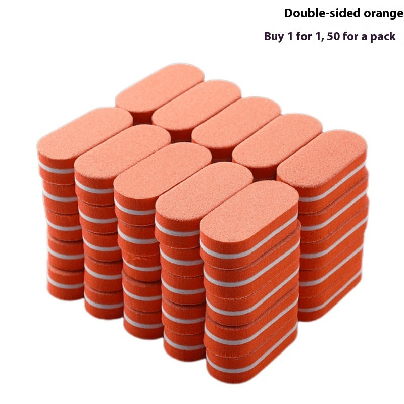 Mini Pink Sponge Buffers for Manicure and Pedicure Gomaki