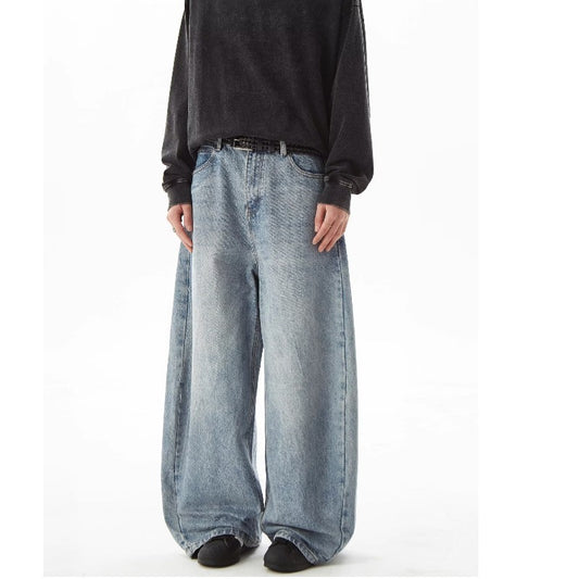 Women Oversized Wide Leg Jeans Gomaki