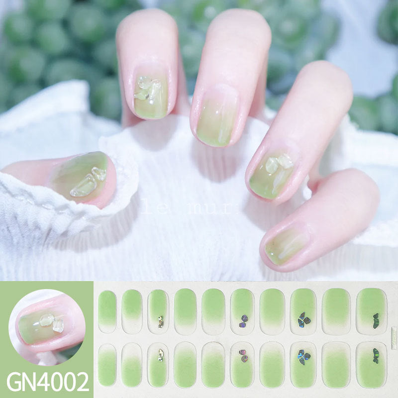 Gradient Nude Pink Nail Polish Strips Gomaki